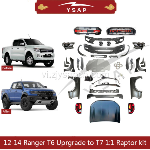 12-14 Ranger T6 nâng cấp T7 Raptor 1: 1 Kit